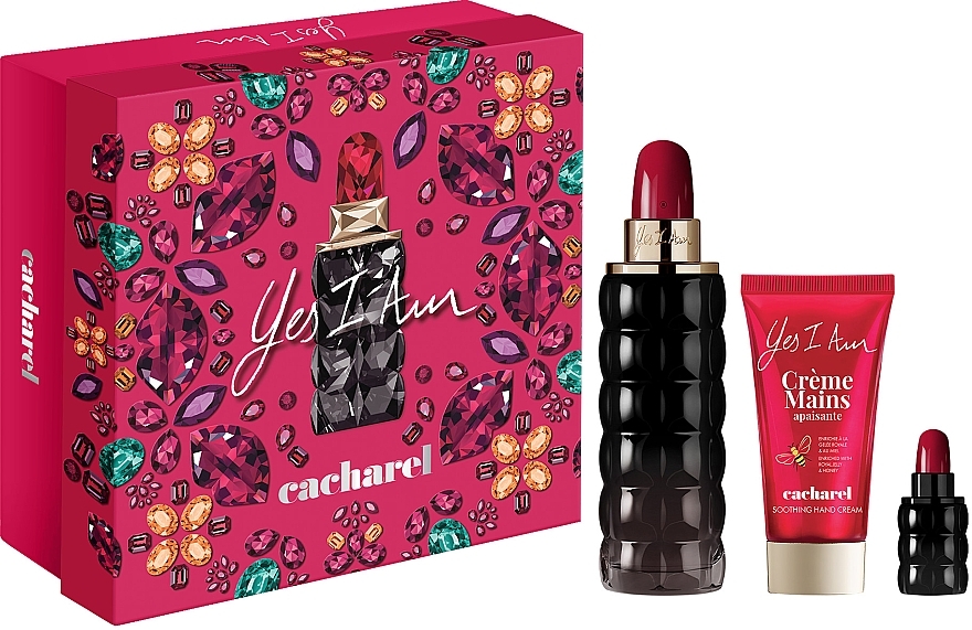 Cacharel Yes I Am - Набор (edp/75ml + edp mini/5ml + h/cr/50ml)