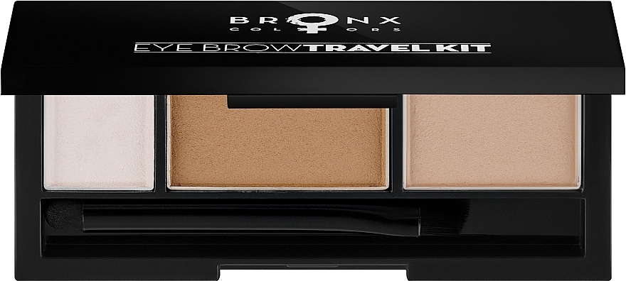 Uzacu komplekts - Bronx Colors Eye Brow Travel Kit