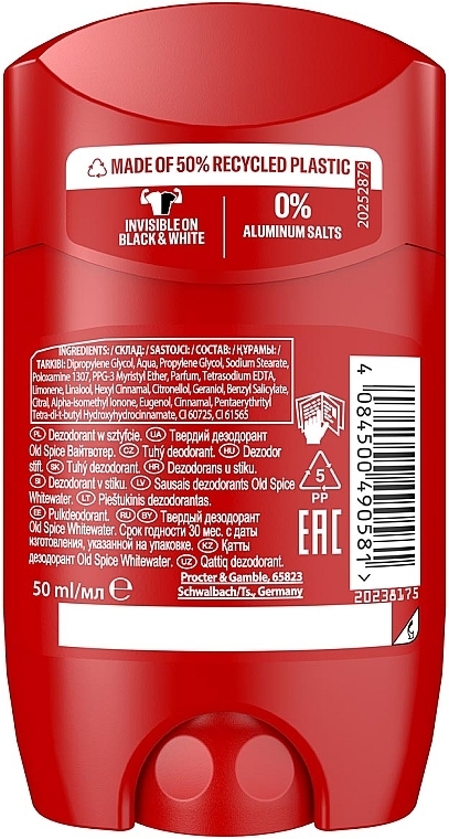 Дезодорант-стик Old Spice WhiteWater Deodorant Stick