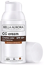 Bella Aurora CC Cream Extra Covering SPF50+ Депигментирующй CC-крем для лица