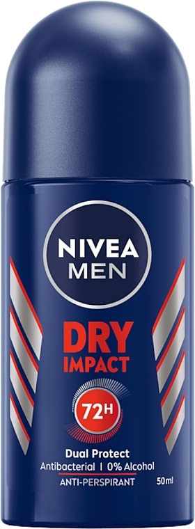 Дезодорант шариковый антиперспирант "Мощная защита" для мужчин - NIVEA MEN Dry Impact 