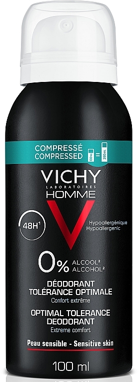 Дезодорант для мужчин "Оптимальный комфорт чувствительной кожи" - Vichy Optimal Tolerance Deodorant 48H