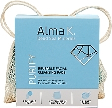 Многоразовые подушечки для очищения лица Alma К. Reusable Facial Cleansing Pads