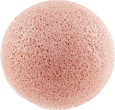 Спонж для лица конжаку с розовой глиной премиум The Konjac Sponge Co French Pink Clay Face Puff