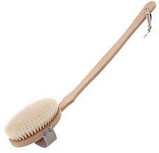 Натуральная щетка со съемной ручкой Hydrea London Natural Bristle Body Brush With Detachable Handle