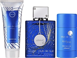 Armaf Club De Nuit Blue Iconic Набор (edp/105ml + deo/stick/75g + sh/gel/100ml)