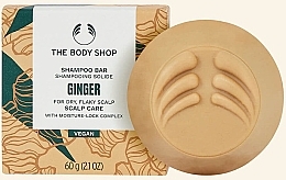 Cietais šampūns The Body Shop Ginger Anti-Dandruff Shampoo Bar	