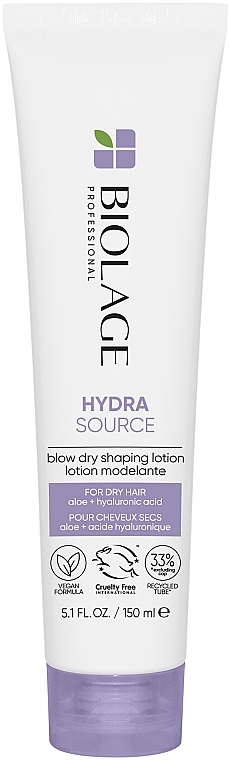 Лосьон для укладки волос - Biolage HydraSource Blow Dry Shaping Lotion