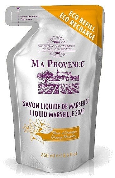 Жидкое Марсельское мыло в экономичной упаковке "Апельсин" - Ma Provence Liquid Marseille Soap Orange