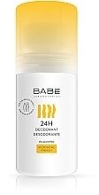 Дезодорант для всей семьи "24 часа защиты" с пребиотиком Babe Laboratorios Sensitive Roll-On Deodorant