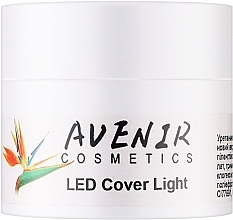 Kamuflāžas gels nagu pieaudzēšanai Avenir Cosmetics LED Cover Light Gel