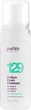 Мягкая очищающая пенка-мусс Purles 129 Total Cleansing Cotton Foam Cleanser