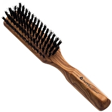 Разглаживающая щетка для волос из оливкового дерева Hydrea London Olive Wood Smoothing Hair Brush