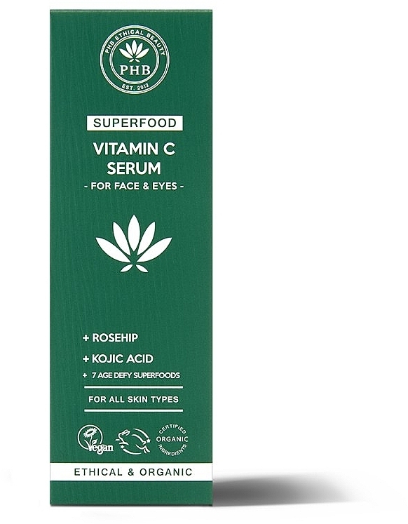 Сыворотка для лица и глаз с витамином С PHB Ethical Beauty Superfood Vitamin C Face & Eye Serum