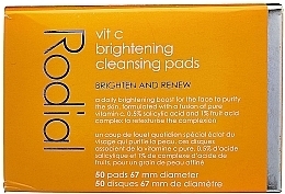 Очищающие пады для лица Rodial Pure Vitamin C Formulated Brightening Cleansing Pad