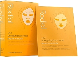 Маска для лица бодрящая, с витамином С Rodial Vit C Energizing Face Mask