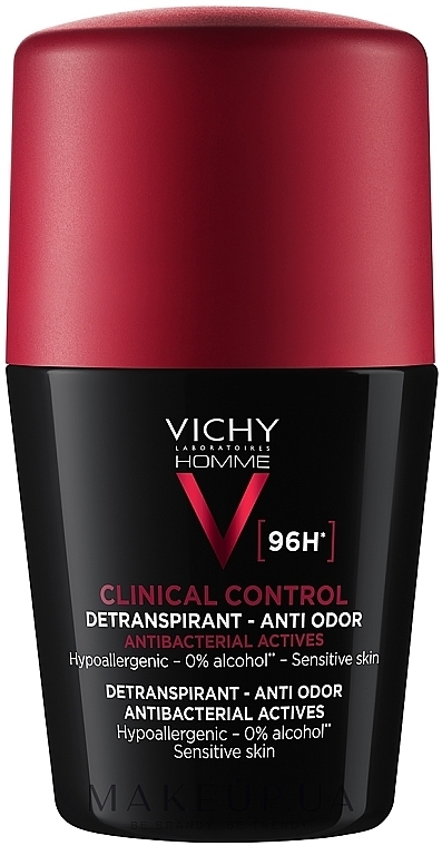 Шариковый дезодорант - Vichy Homme Clinical Control Deperspirant 96h