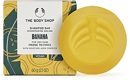 Cietais matu šampūns "Banāns" The Body Shop Banana Truly Nourishing Shampoo Bar	