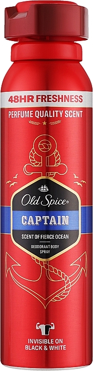 Аэрозольный дезодорант - Old Spice Captain Deodorant Spray