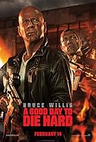 Bruce Willis and Jai Courtney in Stirb langsam - Ein guter Tag zum Sterben (2013)