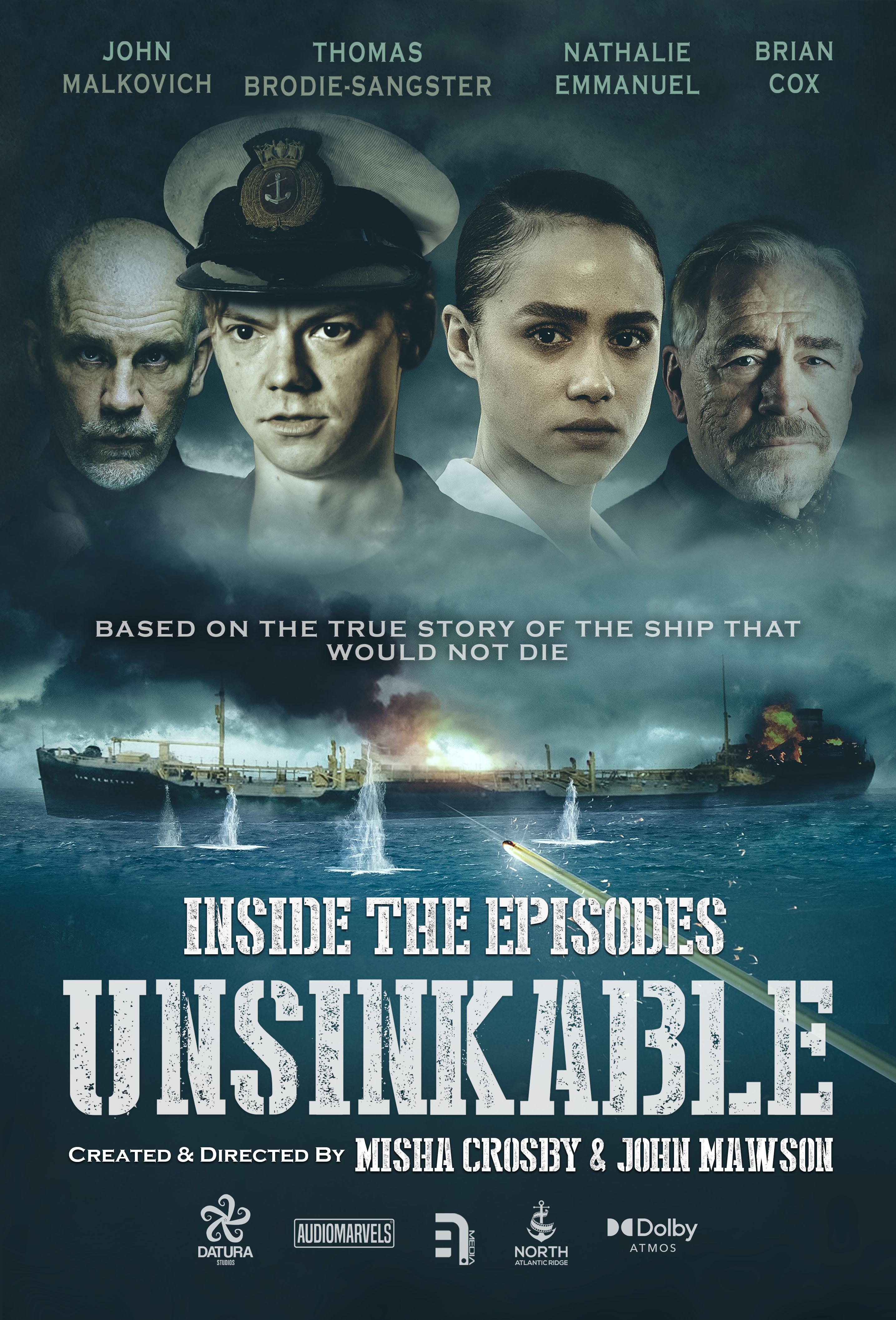 John Malkovich, Brian Cox, Thomas Brodie-Sangster, Nathalie Emmanuel, and John Mawson in Unsinkable - Inside the Episodes (2024)