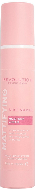 Матиращ овлажняващ крем за лице с ниацинамид - Revolution Skincare Niacinamide Mattifying Moisture Cream