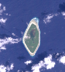 Nanumanga, NASA Landsat