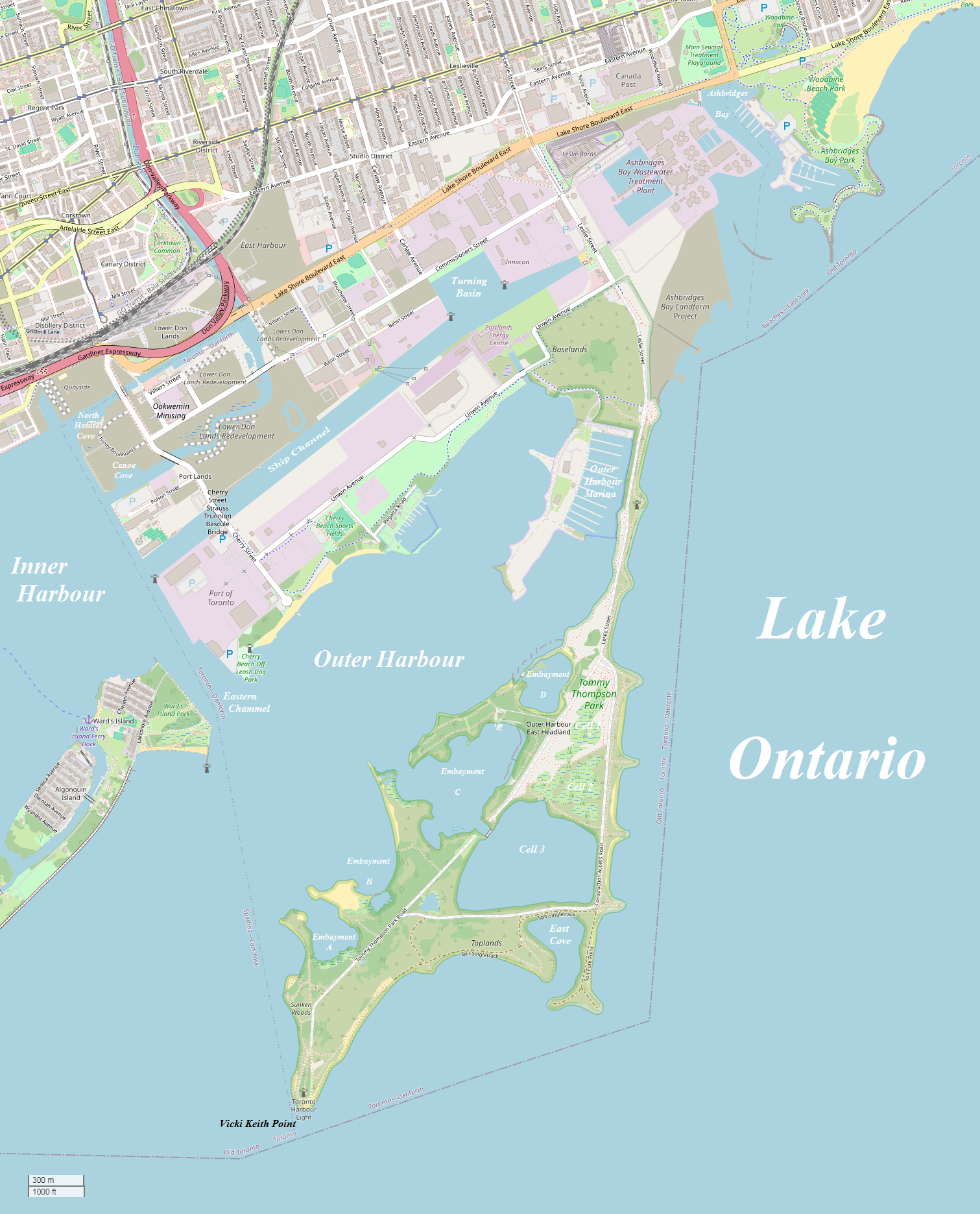 The Outer Harbour East Headland/Leslie Street Spit