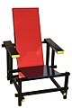 This chair is a 3-D graphic design by Gerrit Rietveld. Today the design of many household appliances as well as kitchen utensils are influenced by graphics.