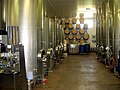 Image 17Stainless steel fermentation vessels and new oak barrels at the Three Choirs Vineyard, Gloucestershire, England (from Winemaking)