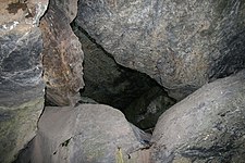 Ceiling of the cave