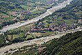 Vista di Rocchetta Ligure (390 m) dalla Croce degli Alpini (830 m)