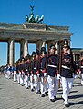 Bürgerwache Mengen vor dem Brandenburger Tor, Berlin 2016