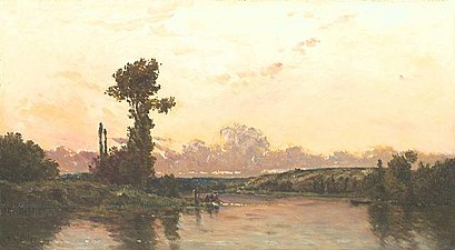 Paysage de rivière.