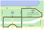 Track map of Chicago street circuit