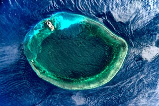 NASA-Bild des Atolls