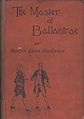 Einband der Erstausgabe von The Master of Ballantrae bei Cassell, London 1889