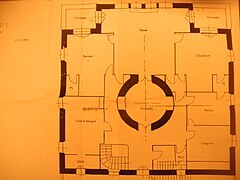 Plans intérieurs d'une maison.