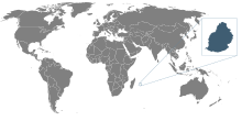 Map showing former range of the broad-billed parrot