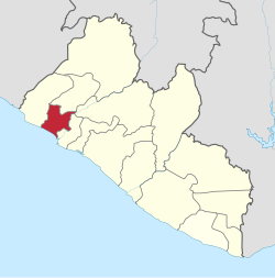 Lokasi di Liberia