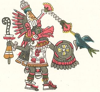 Quetzalcóatl no Códice Magliabechiano.