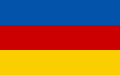 Unofficial flag of the cossack ethnos and Cossackia