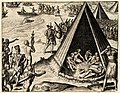 Image 48Francis Drake's 1579 landing in "New Albion" (modern-day Point Reyes); engraving by Theodor De Bry, 1590. (from History of California)