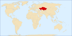 Situación de Cazaquistán