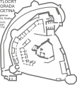 Castle layout from 1790