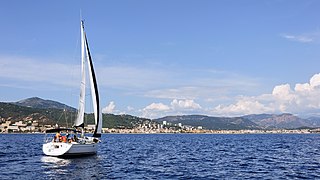 La baie d'Ajaccio.