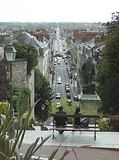 De straat Rue Denis Papin