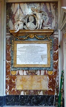 Anton Raphael Mengs gravmonument i Santi Michele e Magno i Rom.