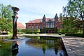 Royal Danish Library, Old Building, seen from the Library Garden