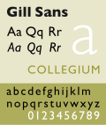 Thumbnail for Gill Sans